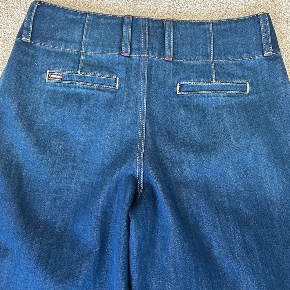 Alice and Olivia Anders low rise pleated jeans - Picture 8 of 16